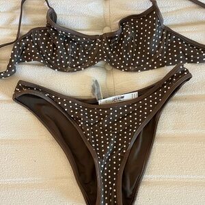 Frankie’s bikinis x Victoria’s Secret swimsuit